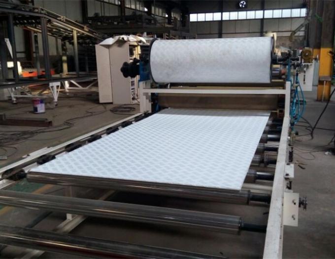 Machine à haute production de stratification de panneau de gypse pour des tuiles de plafond de PVC