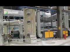 Ligne de production de carreaux de plafond en fibres minérales de grande capacité