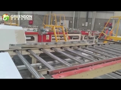 Ligne de production de tuiles de plafond en gypse de 7 mm d'épaisseur avec soutien en ingénierie de dépannage