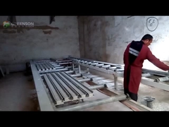 Ligne de production de corniches en gypse dotée d'une technologie mature et hautement automatique