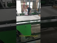 Machine à laminer les panneaux par aspiration