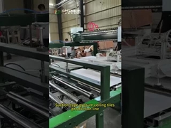 machine de lamination pour dalles de plafond en PVC et plâtre