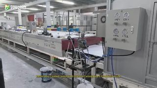 Ligne de production de pulvérisation automatique de panneaux de plafond en gypse