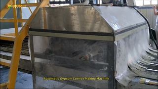 machine de fabrication de corniches en plâtre