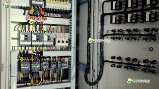 Ligne de production de dalles de plafond en fibre minérale résistante au feu