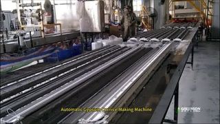 ligne de production de corniche en gypse haute capacité