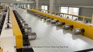 fabricant de ligne de panneaux sandwich en laine de roche