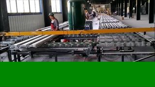 ligne de production automatique de corniches en plâtre