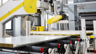 Ligne de production de panneaux sandwich en laine de roche EPS