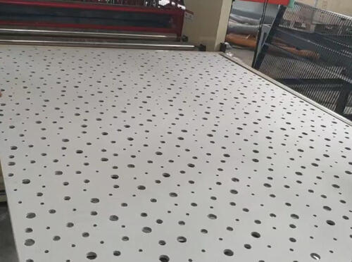 Derniers blogs de l'entreprise sur Automatic Gypsum Board Punching Machine for Small Business | Servo Gypsum Ceiling Tile Perforating Machinery