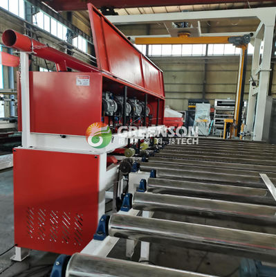 Un bon prix. Machines de fabrication de carreaux de plafond en plâtre miniature en ligne