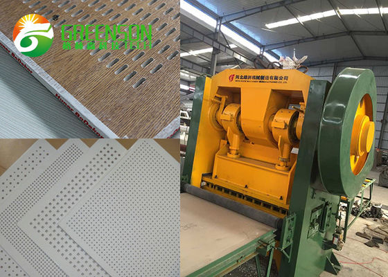 Un bon prix. Feuille perforée de panneau de gypse faisant la machine pour la décoration de plafond et de mur en ligne