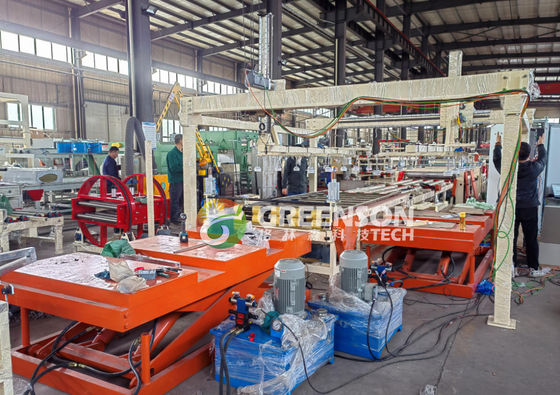 Un bon prix. Fully Automatic Gypsum Board Lamination Machine with 100KW Power and Smooth Performance for PVC Film Lamination en ligne