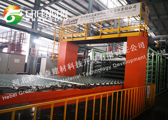 Chaîne de production minérale efficace élevée de panneau de plafond de fibre avec l'isolation thermique