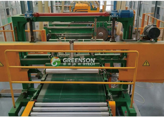 Chauffage électrique ligne de production de panneaux en laine minérale à faible bruit avec système de commande PLC