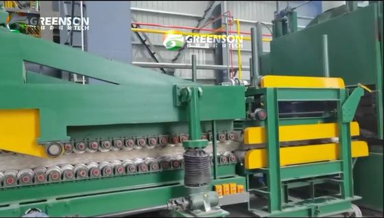 10 à 15 mètres par minute Vitesse ligne de production de panneaux de laine minérale
