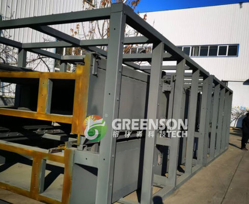 Ligne de production de laine de roche personnalisée avec une longueur de 1200 mm à 2400 mm, contrôle PLC et une capacité annuelle de 30 000 à 60 000 tonnes