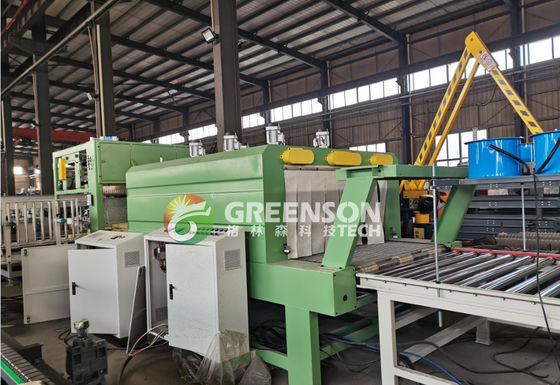 Un bon prix. Processus de production automatique Machine à la laine de roche haute production pour une épaisseur de 50-200 mm en ligne