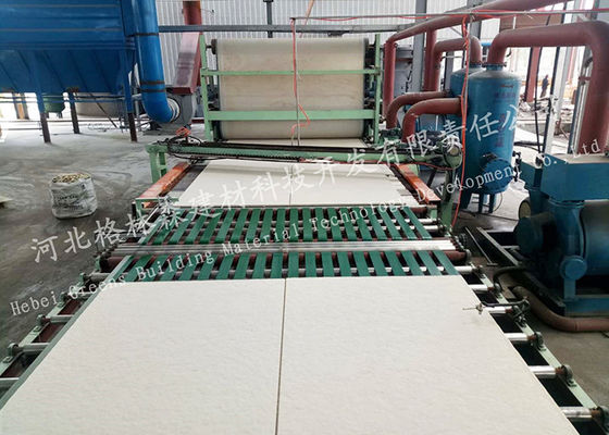 Machine minérale acoustique de fabrication de panneau de plafond de fibre avec le projet principal de tour