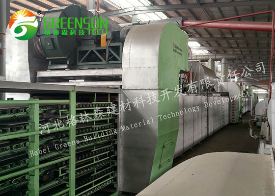 Chaîne de production de panneau de laine de laitier de structure simple avec cinq processus principaux