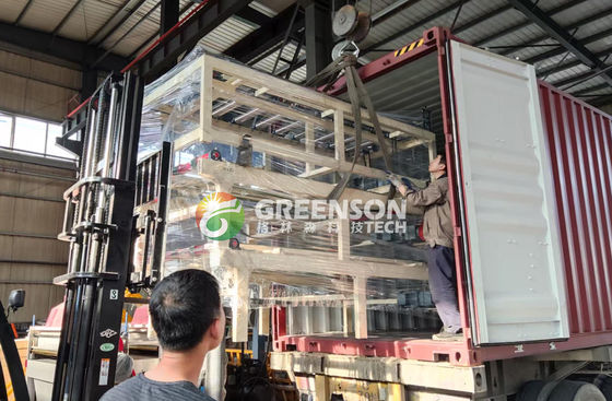 Machine de fabrication de carreaux de plafond personnalisable à haute puissance 2x2 avec système PLC et capacité de 2 à 6 millions de m2 par an