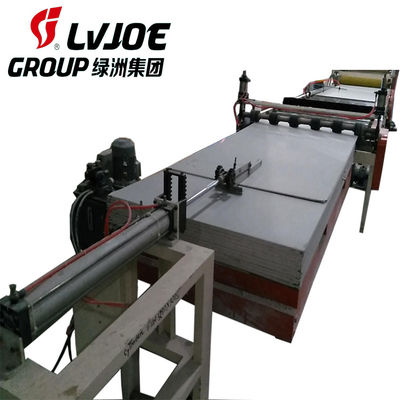 Chaîne de production de tuile de plafond de gypse de décoration intérieure machine stratifiée par PVC de panneau de gypse