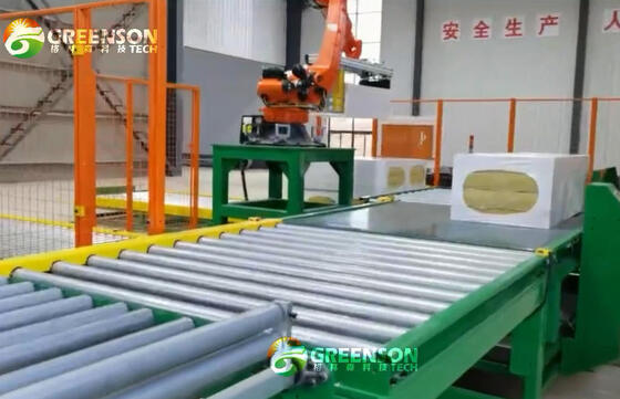 Un bon prix. Ligne de production de fibres de basalte contrôlée par PLC d'une largeur de 1,2 mètre et d'une longueur de planche illimitée pour la fabrication de laine de roche en ligne