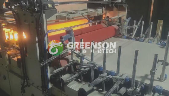 Un bon prix. Machine automatique de laminage à la colle chaude PUR pour panneaux MDF avec une vitesse de production de 5 à 17 m/min en ligne