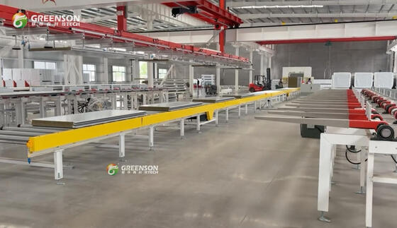 Ligne de production de panneaux sandwich PU/PIR/EPS à haute capacité entièrement automatique de 3 à 15 m/min