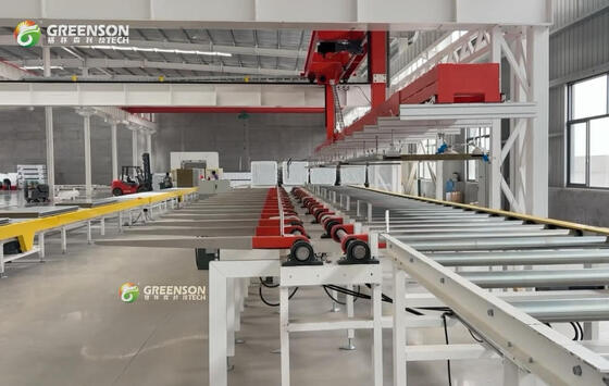 Un bon prix. Ligne de production de panneaux sandwich en laine de roche personnalisable à fonctionnement stable entièrement automatique pour panneaux de laine minérale de haute qualité en ligne