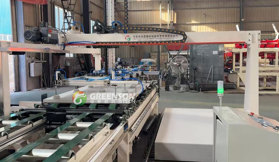 Automatic Gypsum Board Strip Cutting Machine For 1200 Mm*2400 Mm Boards Dust Free Operation