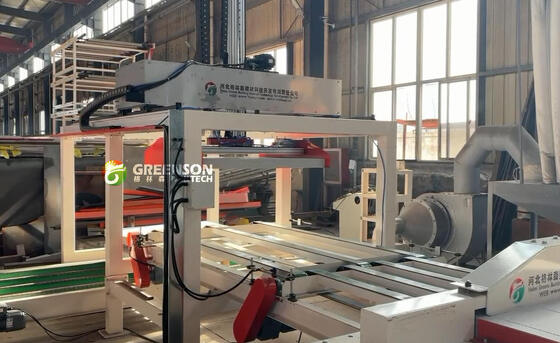 Un bon prix. Machine de découpe de plaques de plâtre, coupe-bande de panneaux de gypse en ligne