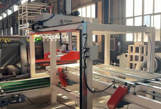 Un bon prix. Machine de découpe de bandes de calage d'emballage de plaques de plâtre en ligne