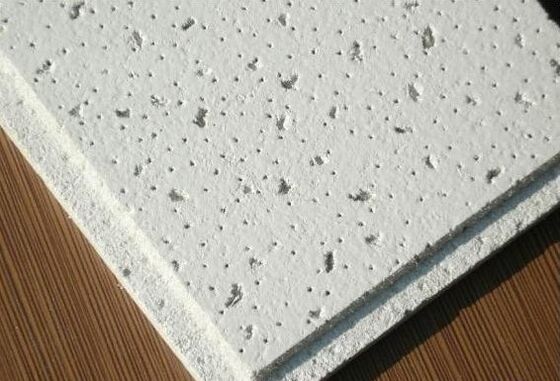Usine de plafond acoustique d'expédition internationale, exportation de lignes de production de panneaux de plafond en fibres minérales, fournisseur