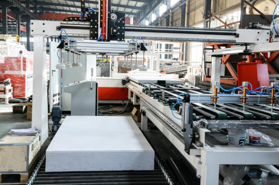 Machine de scie à jambe de support de plaque de plâtre contrôlée par PLC