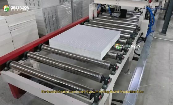 Ligne de production décorative de peinture par pulvérisation de surfaces de cloisons sèches, équipement de pulvérisation à revêtement simple et double