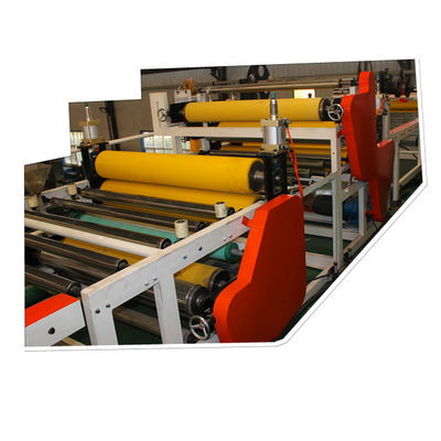 Double machine de stratification de film de PVC de côté avec le dispositif d'échappement poussiéreux
