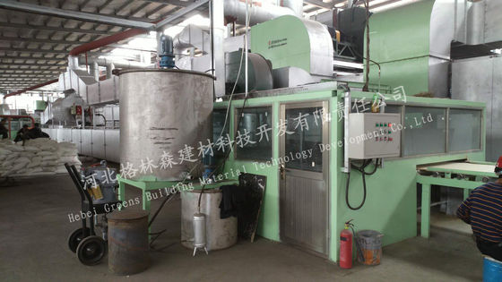 Un bon prix. Machine insonorisée de tuile de plafond d'usine de plafond de laine minérale insonorisée en ligne